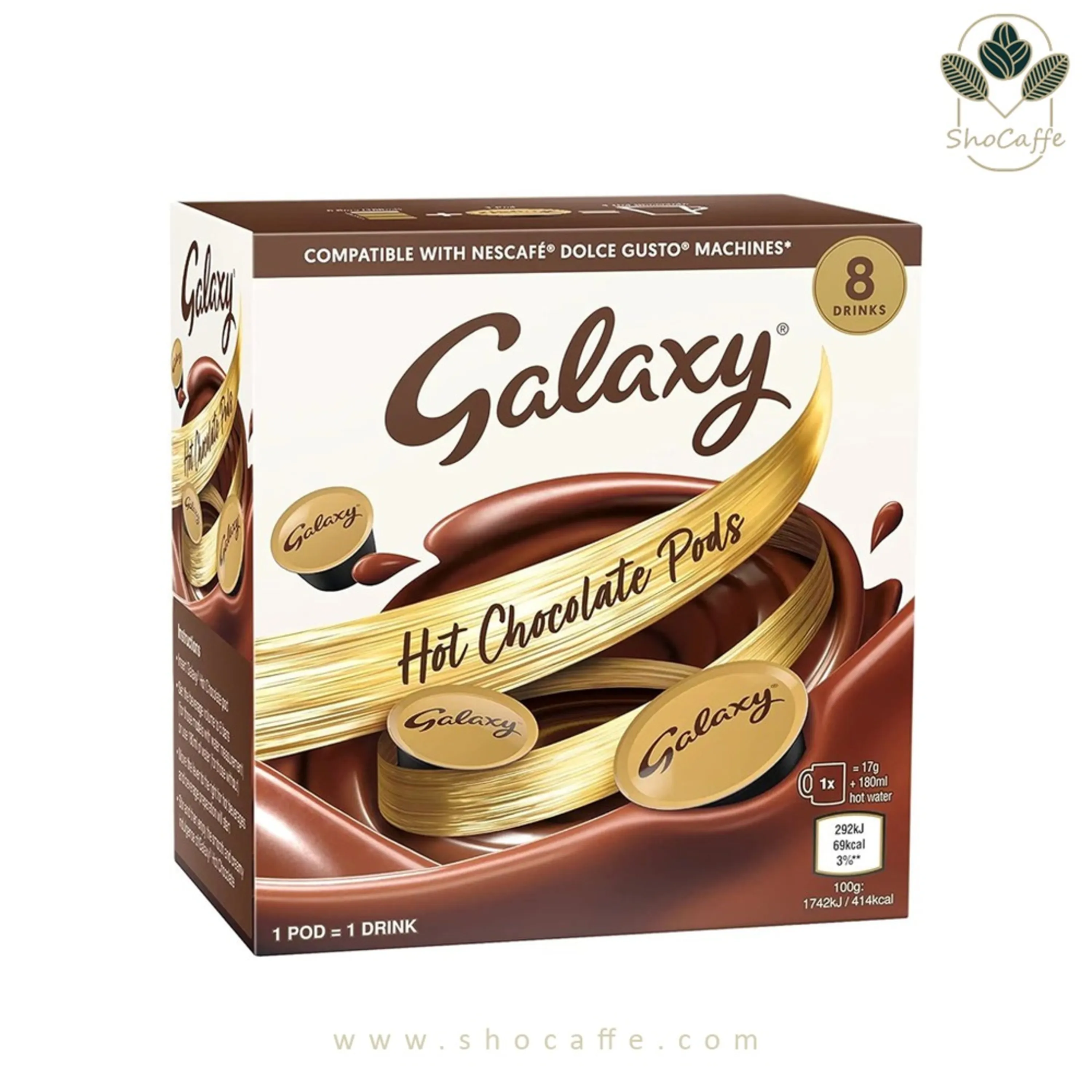 کپسول هات چاکلت گلکسی دولچه گوستو  galaxy